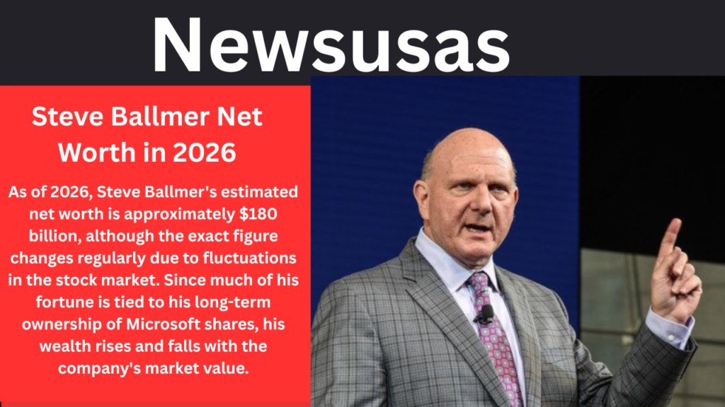 Steve Ballmer Net Worth in 2026 Best Info